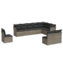 Garden sofa set 10 pieces with gray synthetic rattan cushions by , Garden sets - Ref: Foro24-3249639, Price: 587,99 €, Discou...