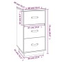 Bedside tables 2 units solid pine wood gray 40x40x75 cm by vidaXL, Nightstands - Ref: Foro24-818340, Price: 180,88 €, Discoun...