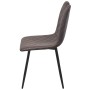 Dining chairs 2 units dark brown synthetic leather by , dining chairs - Ref: Foro24-243015, Price: 160,99 €, Discount: %