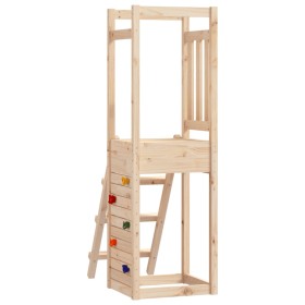 Solid pine wood playground 53x46.5x169 cm by , Swings and play structures - Ref: Foro24-826559, Price: 136,99 €, Discount: %