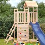 Outdoor solid pine wood playground 52.5x110.5x214 cm by , Swings and play structures - Ref: Foro24-826544, Price: 219,99 €, D...