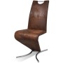 Dining chairs 2 units brown synthetic leather by , dining chairs - Ref: Foro24-241300, Price: 229,22 €, Discount: %