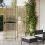 5-panel beige synthetic rattan room divider by , Room dividers - Ref: Foro24-365383, Price: 151,31 €, Discount: %