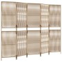 5-panel beige synthetic rattan room divider by , Room dividers - Ref: Foro24-365383, Price: 151,31 €, Discount: %