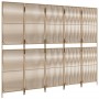 5-panel beige synthetic rattan room divider by , Room dividers - Ref: Foro24-365383, Price: 151,31 €, Discount: %