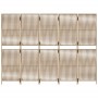 5-panel beige synthetic rattan room divider by , Room dividers - Ref: Foro24-365383, Price: 151,31 €, Discount: %