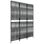 3-panel black synthetic rattan screen by , Room dividers - Ref: Foro24-365388, Price: 85,83 €, Discount: %