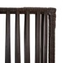 5-panel brown synthetic rattan screen by , Room dividers - Ref: Foro24-365381, Price: 151,31 €, Discount: %