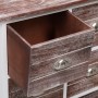 Beistellschrank mit 6 Schubladen aus braunem Paulownia-Holz, 60 x 30 x 75 cm von vidaXL, Schubladen - Ref: Foro24-284094, Pre...