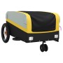 Bicycle trailer, black and yellow iron, 30 kg by , Bicycle trailers - Ref: Foro24-94057, Price: 75,01 €, Discount: %