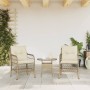 Garden armchairs with cushions 2 units synthetic rattan beige by , Garden chairs - Ref: Foro24-365156, Price: 270,16 €, Disco...