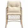 Garden armchairs with cushions 2 units synthetic rattan beige by , Garden chairs - Ref: Foro24-365156, Price: 270,16 €, Disco...