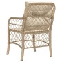 Garden armchairs with cushions 2 units synthetic rattan beige by , Garden chairs - Ref: Foro24-365156, Price: 270,16 €, Disco...