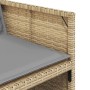 Sillones jardín con cojines 4 uds ratán sintético beige mezcla de , Sillas de jardín - Ref: Foro24-364938, Precio: 203,61 €, ...