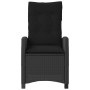 Table and chairs with cushions 3 pieces black synthetic rattan by , Garden sets - Ref: Foro24-365225, Price: 329,99 €, Discou...