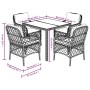 5-piece garden furniture set with black synthetic rattan cushions by , Garden sets - Ref: Foro24-3212019, Price: 490,74 €, Di...