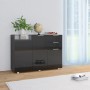 Glossy black sideboard 107x35x80.5 cm by vidaXL, Sideboards - Ref: Foro24-283719, Price: 156,50 €, Discount: %