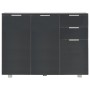 Glossy black sideboard 107x35x80.5 cm by vidaXL, Sideboards - Ref: Foro24-283719, Price: 156,50 €, Discount: %