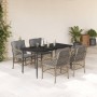 5-teiliges Garten-Esszimmer-Set mit Kissen synthetisches Rattan beige von , Gartensets - Ref: Foro24-3212155, Preis: 548,75 €...