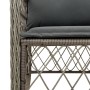 5-piece garden dining set with gray synthetic rattan cushions by , Garden sets - Ref: Foro24-3212134, Price: 581,51 €, Discou...