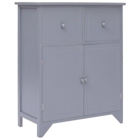 Gray paulownia wood auxiliary cabinet 60x30x75 cm by vidaXL, Sideboards - Ref: Foro24-284103, Price: 114,51 €, Discount: %