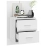 Glossy white wall bedside table by vidaXL, Nightstands - Ref: Foro24-811001, Price: 51,32 €, Discount: %