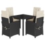 5-piece garden furniture set with black synthetic rattan cushions by , Garden sets - Ref: Foro24-3212195, Price: 534,00 €, Di...