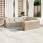 Gartensofa-Set mit beigen Kissen, 10-teilig, synthetisches Rattan von , Gartensets - Ref: Foro24-3250057, Preis: 656,32 €, Ra...