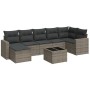 8-piece garden sofa set and gray synthetic rattan cushions by , Modular outdoor sofas - Ref: Foro24-3251627, Price: 569,99 €,...