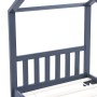 Children's bed frame solid gray pine wood 80x160 cm by vidaXL, Cribs and beds for children - Ref: Foro24-283371, Price: 199,8...