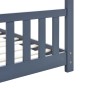 Children's bed frame solid gray pine wood 80x160 cm by vidaXL, Cribs and beds for children - Ref: Foro24-283371, Price: 199,8...