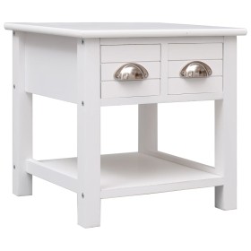 White Paulownia wood side table 40x40x40 cm by vidaXL, Side tables - Ref: Foro24-284068, Price: 37,44 €, Discount: %