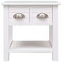 White Paulownia wood side table 40x40x40 cm by vidaXL, Side tables - Ref: Foro24-284068, Price: 37,38 €, Discount: %