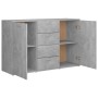 Aparador de madera contrachapada gris hormigón 120x35,5x75 cm de , Aparadores - Ref: Foro24-801332, Precio: 159,79 €, Descuen...