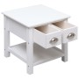 White Paulownia wood side table 40x40x40 cm by vidaXL, Side tables - Ref: Foro24-284068, Price: 37,38 €, Discount: %