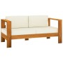 Garden furniture 4 pcs cushions cream acacia wood by , Garden sets - Ref: Foro24-3057929, Price: 671,53 €, Discount: %