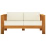 Garden furniture 4 pcs cushions cream acacia wood by , Garden sets - Ref: Foro24-3057929, Price: 671,53 €, Discount: %