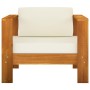 Garden furniture 4 pcs cushions cream acacia wood by , Garden sets - Ref: Foro24-3057929, Price: 671,53 €, Discount: %