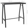 High table and garden bar stools 7 pieces black and gray by , Garden sets - Ref: Foro24-3073578, Price: 590,48 €, Discount: %