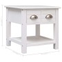 White Paulownia wood side table 40x40x40 cm by vidaXL, Side tables - Ref: Foro24-284068, Price: 37,38 €, Discount: %