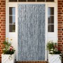 White and grey chenille mosquito net curtain 90x220 cm by vidaXL, Mosquito nets for windows - Ref: Foro24-284280, Price: 60,2...