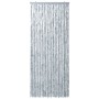 White and grey chenille mosquito net curtain 90x220 cm by vidaXL, Mosquito nets for windows - Ref: Foro24-284280, Price: 60,2...