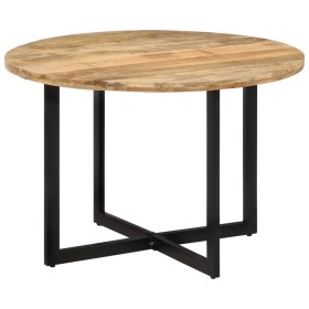 Mesa de comedor madera maciza de mango 110x75 cm de , Mesas de cocina y de comedor - Ref: Foro24-338479, Precio: 229,94 €, De...