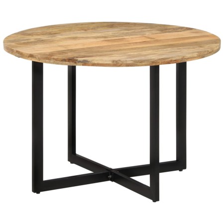 Mesa de comedor madera maciza de mango 110x75 cm de , Mesas de cocina y de comedor - Ref: Foro24-338479, Precio: 230,09 €, De...