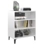 Glossy white plywood sideboard 57x35x70 cm by , Sideboards - Ref: Foro24-806064, Price: 43,50 €, Discount: %