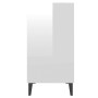 Glossy white plywood sideboard 57x35x70 cm by , Sideboards - Ref: Foro24-806064, Price: 43,50 €, Discount: %