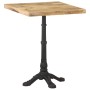 Mesa de bistró madera de mango rugosa 60x60x77 cm de , Mesas de cocina y de comedor - Ref: Foro24-321084, Precio: 160,74 €, D...