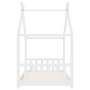 Children's bed frame solid white pine wood 70x140 cm by vidaXL, Cribs and beds for children - Ref: Foro24-283367, Price: 188,...