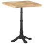 Mesa de bistró madera de mango rugosa 60x60x77 cm de , Mesas de cocina y de comedor - Ref: Foro24-321084, Precio: 160,74 €, D...