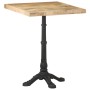 Mesa de bistró madera de mango rugosa 60x60x77 cm de , Mesas de cocina y de comedor - Ref: Foro24-321084, Precio: 160,74 €, D...